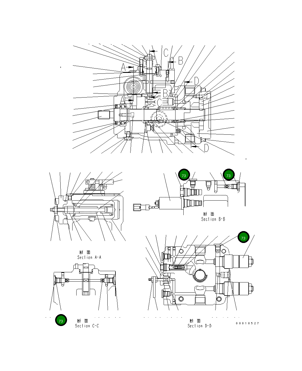 Кольцо уплотнительное (O-Ring) 07000-A1011  Komatsu