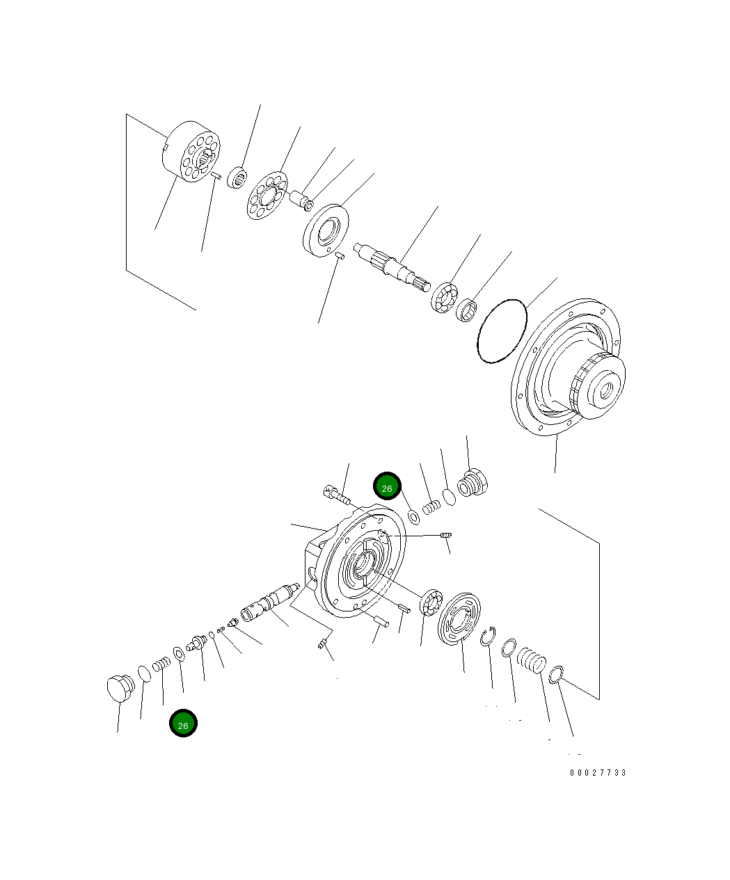 Кольцо FUFZS-5484130 Komatsu