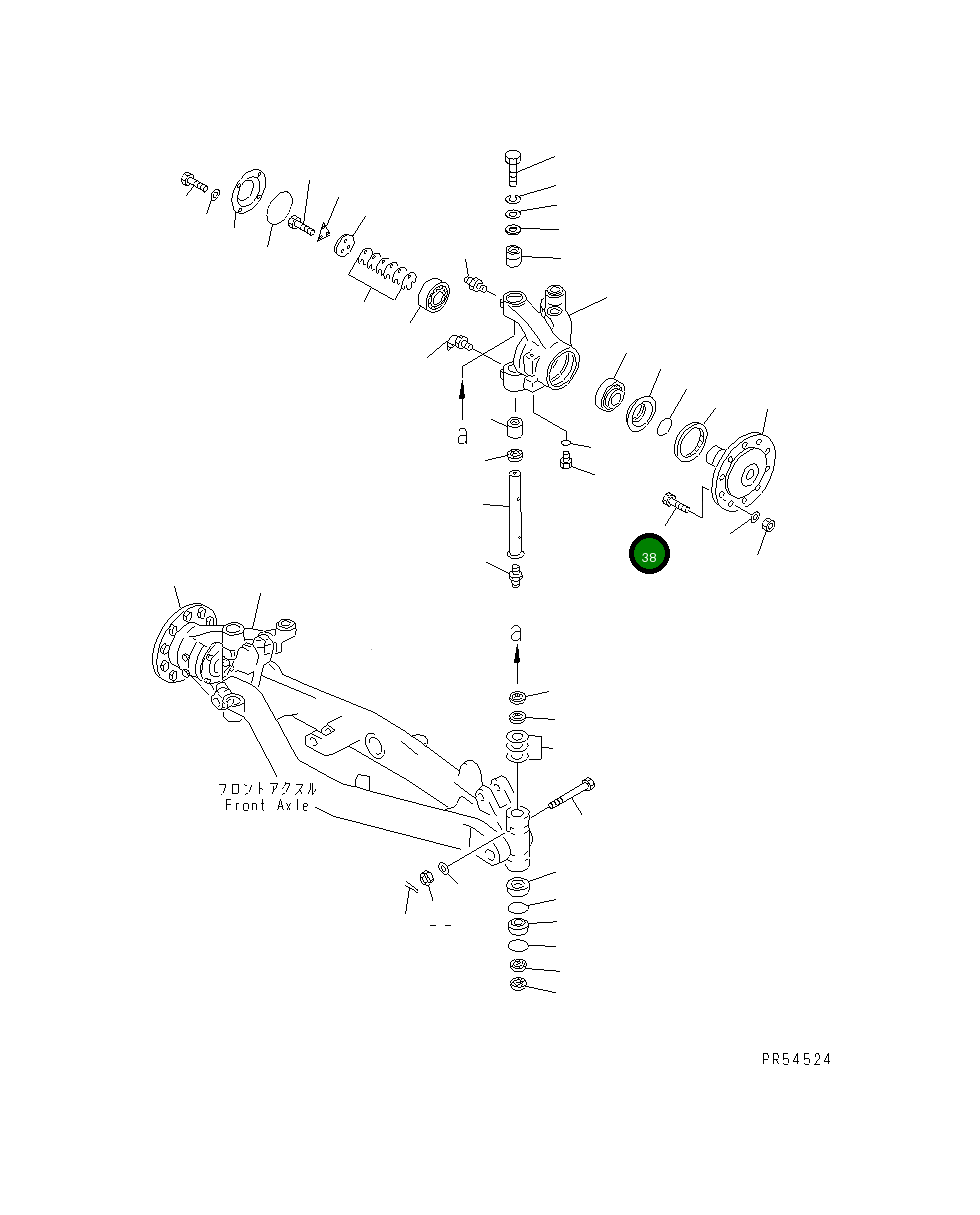Болт 235-25-11280  Komatsu