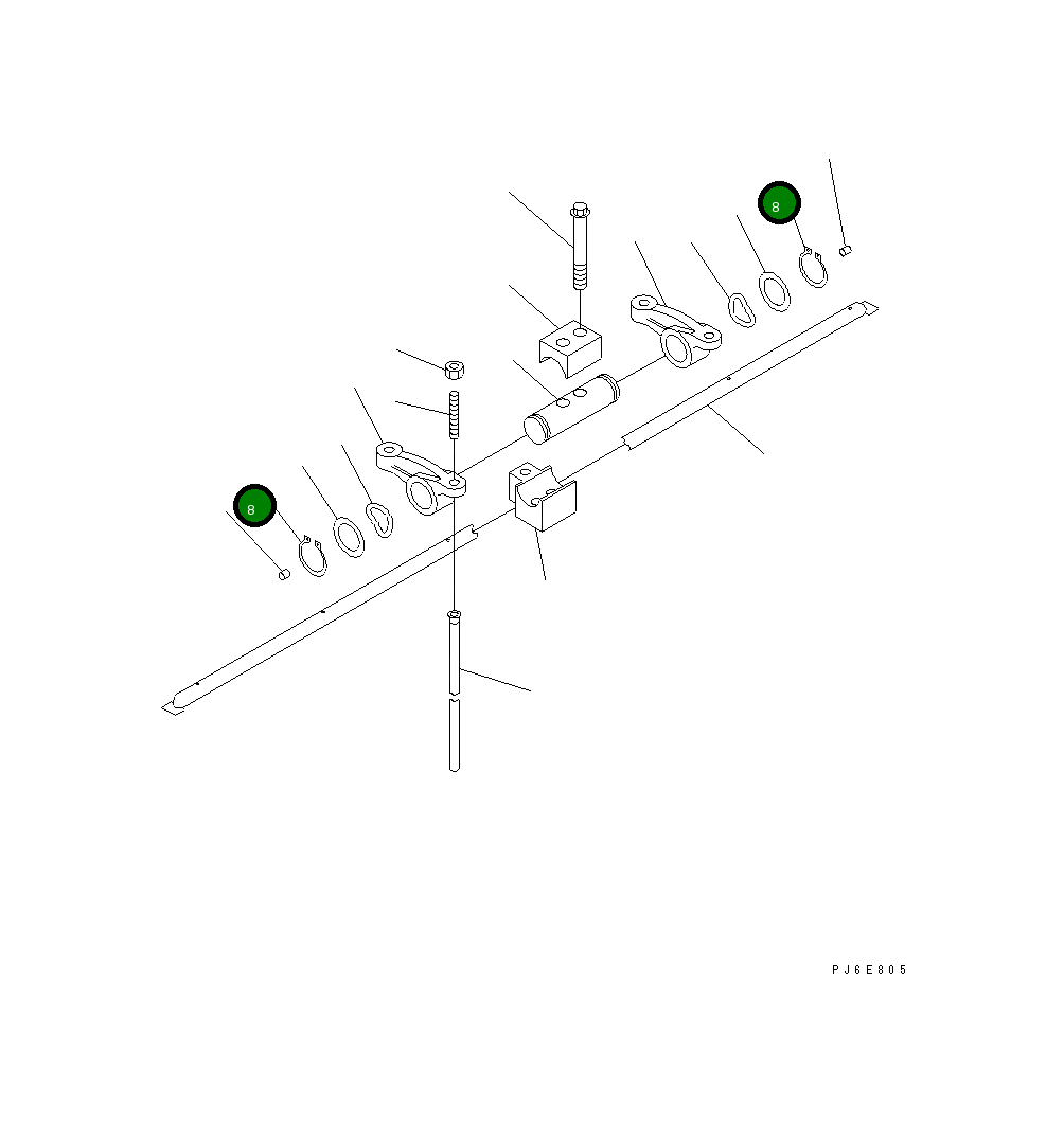 Кольцо 6742-01-1330  Komatsu
