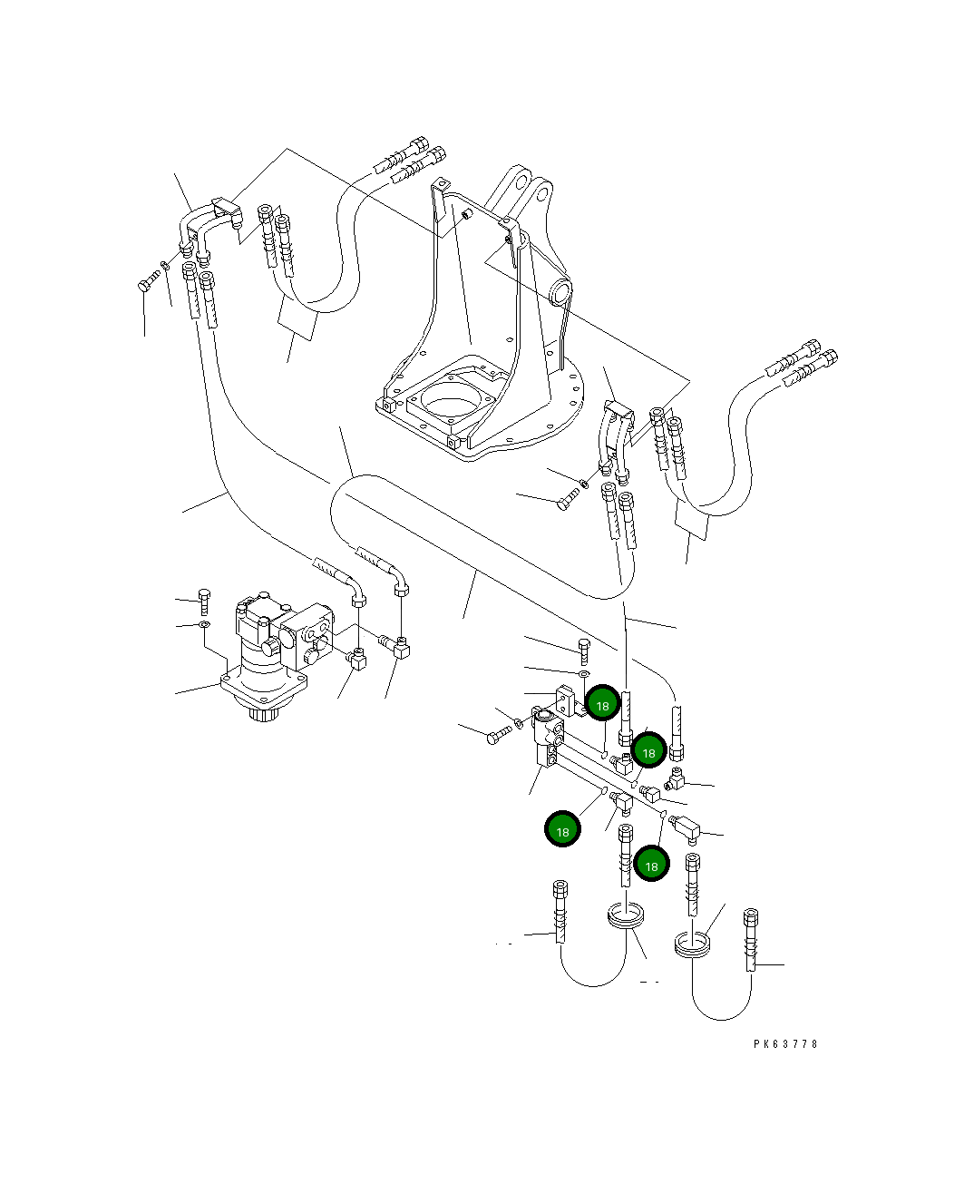 Кольцо уплотнительное (O-Ring) FF7830-62320 Komatsu