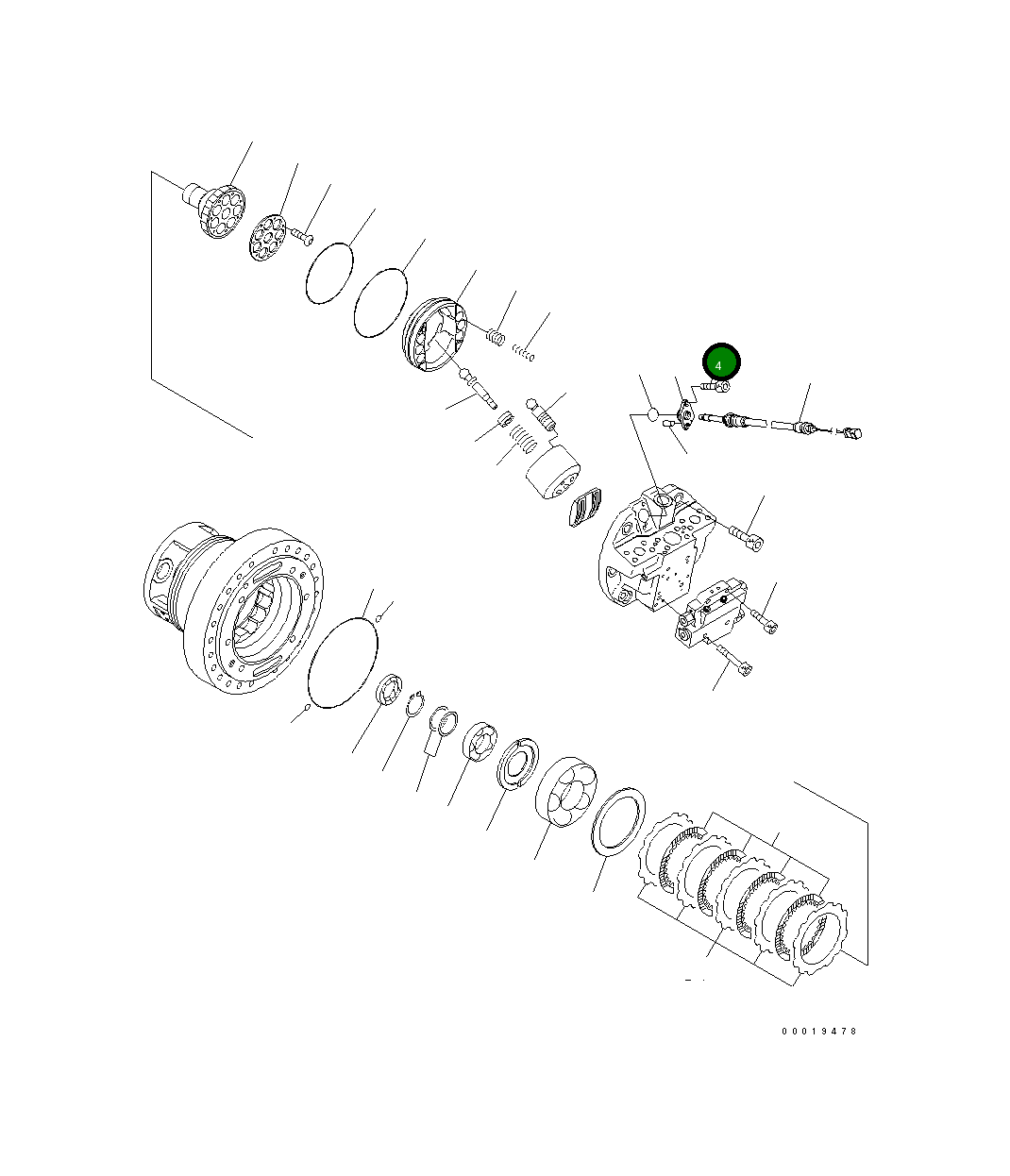 Болт 01252-60816 Komatsu
