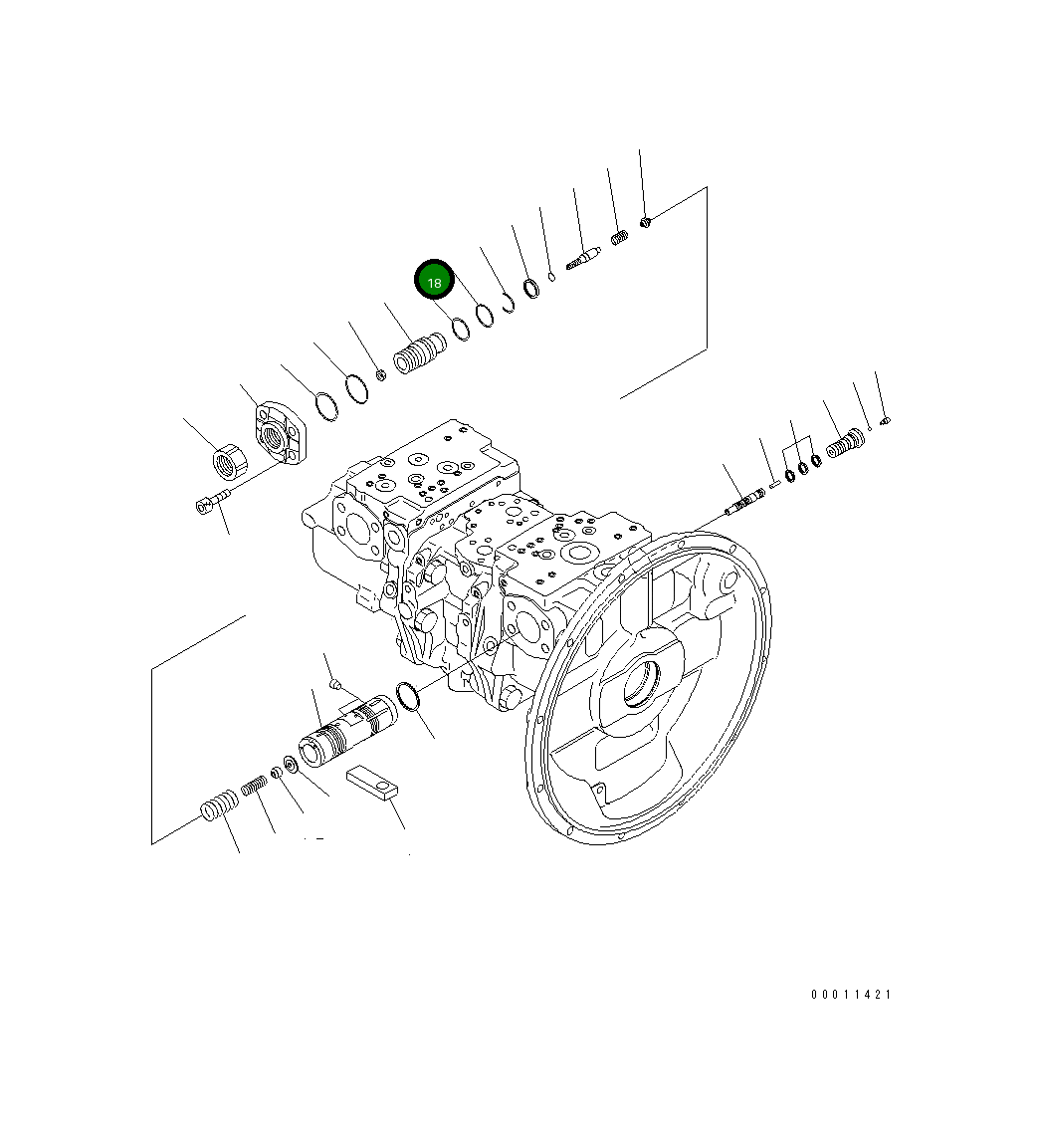 Кольцо уплотнительное (O-Ring) 07000-53038 Komatsu