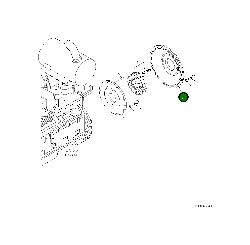 Крышка 13S-01-11351  Komatsu