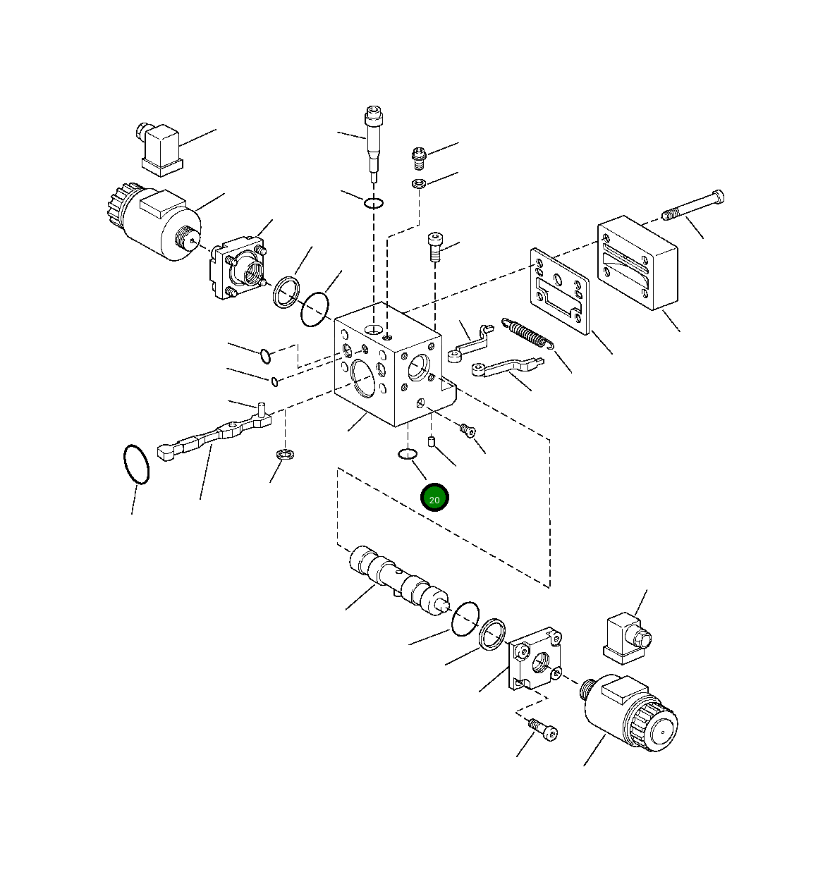 Кольцо уплотнительное (O-Ring) 1440 352 H1  Komatsu