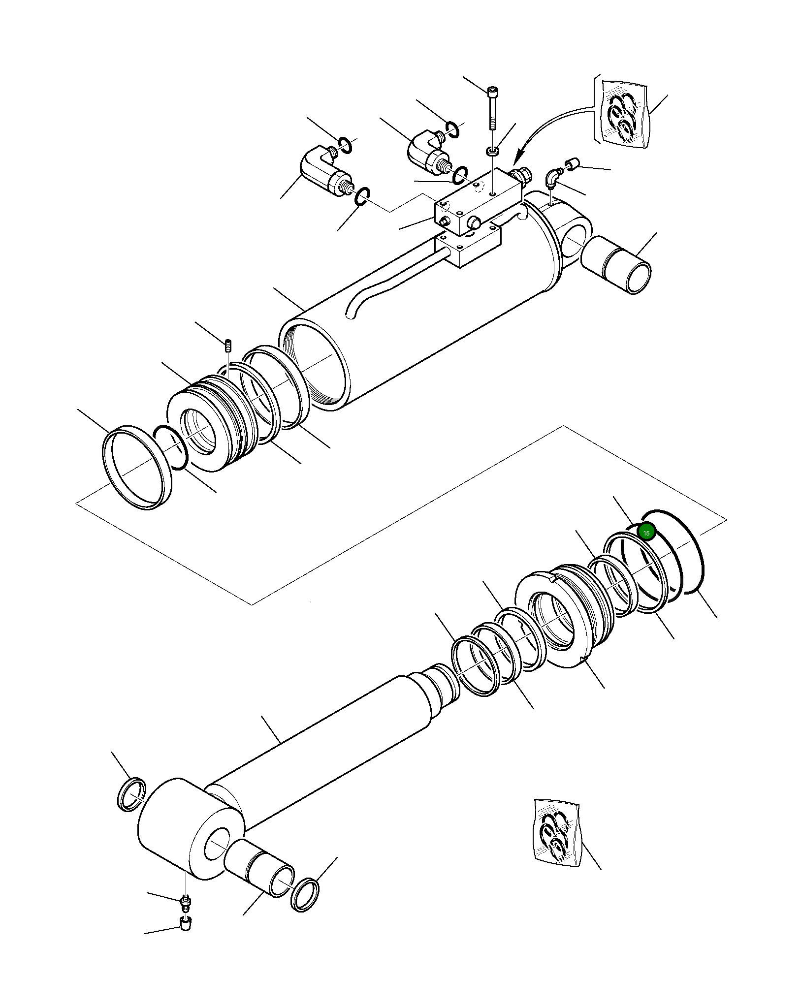 Кольцо уплотнительное (O-Ring) FDT1401136 Komatsu