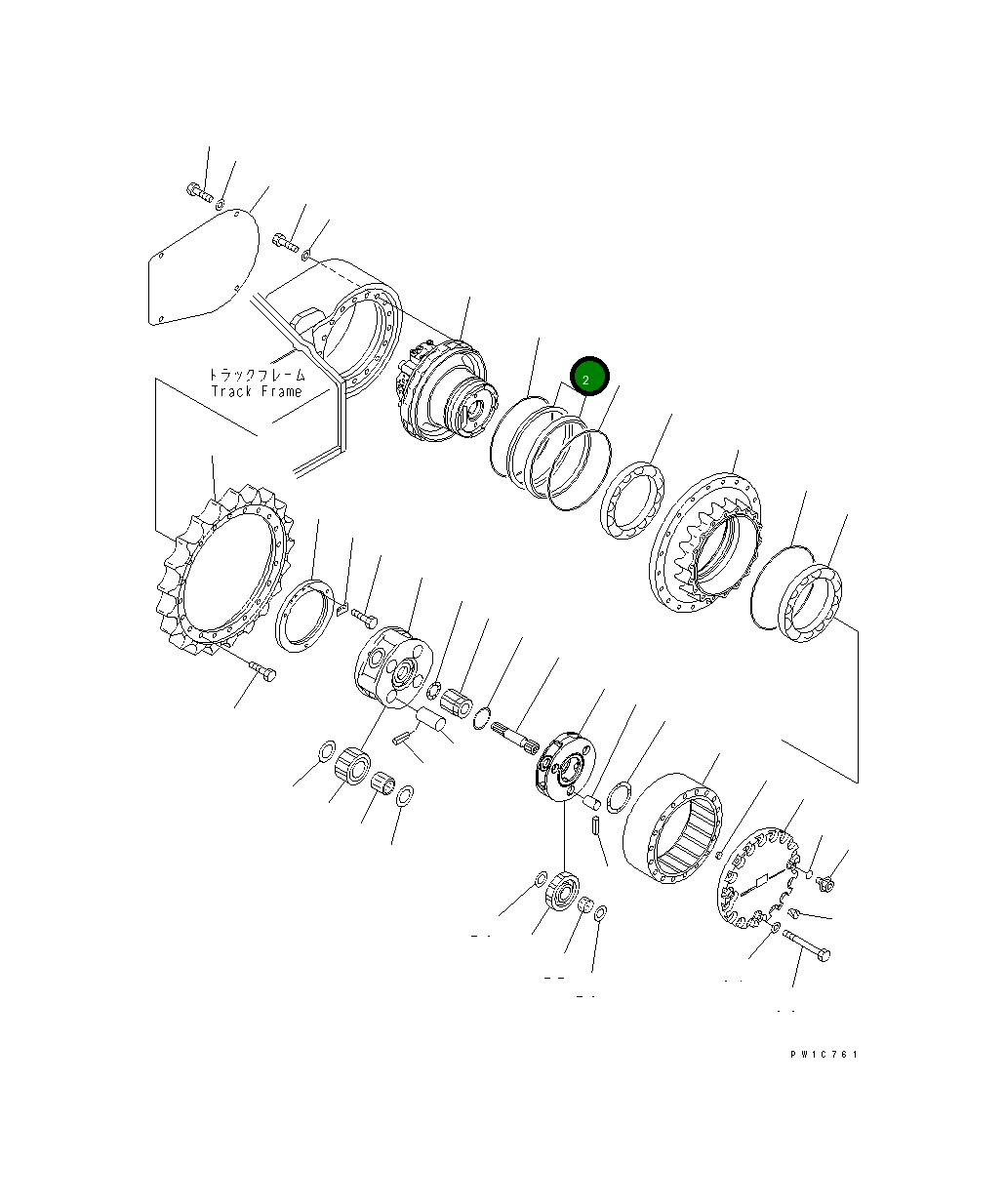 Кольцо 20Y-27-22310 Komatsu