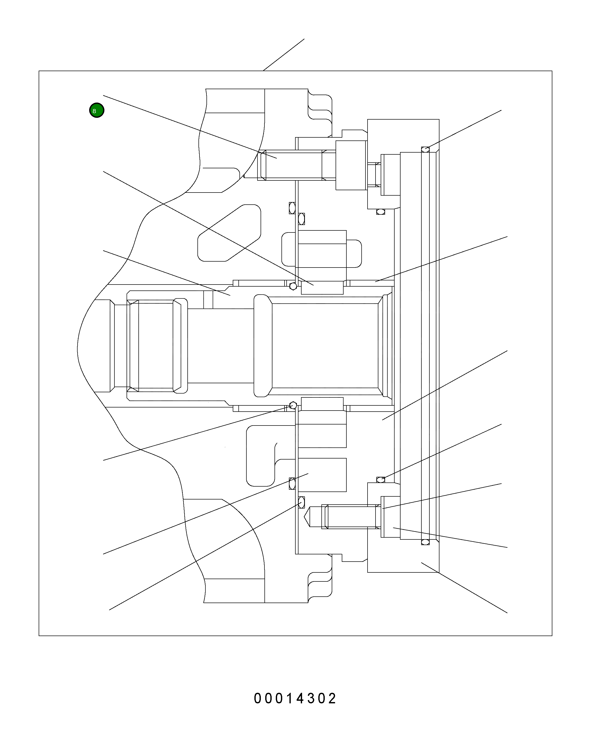 Болт UC1090830605  Komatsu