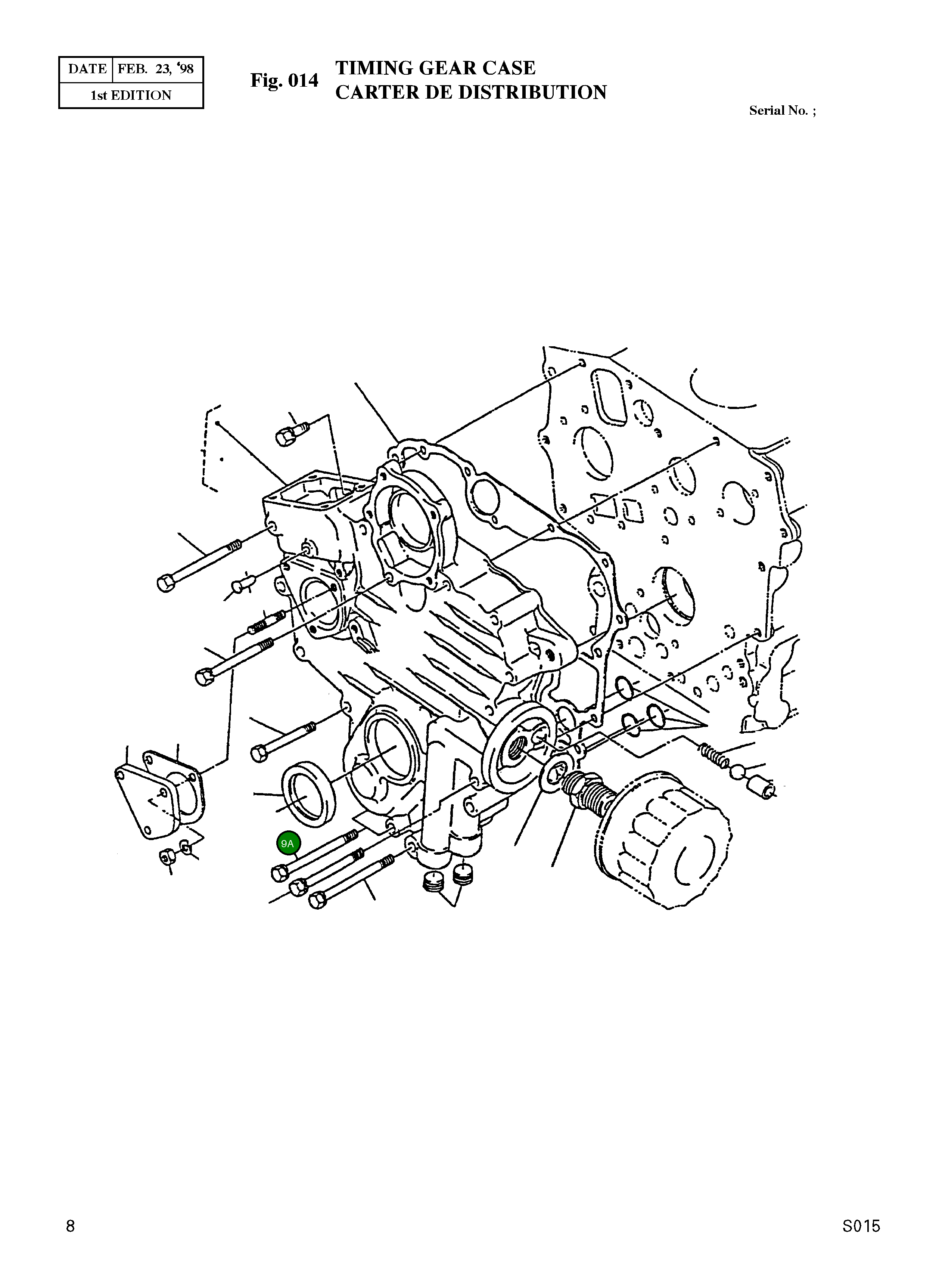 Болт 01023-50680 Komatsu