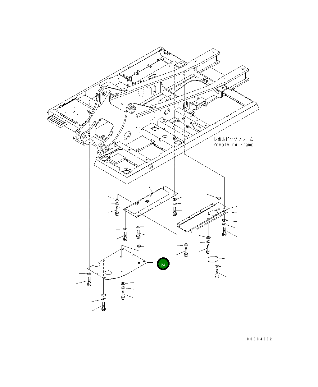 Крышка 208-54-77931 Komatsu