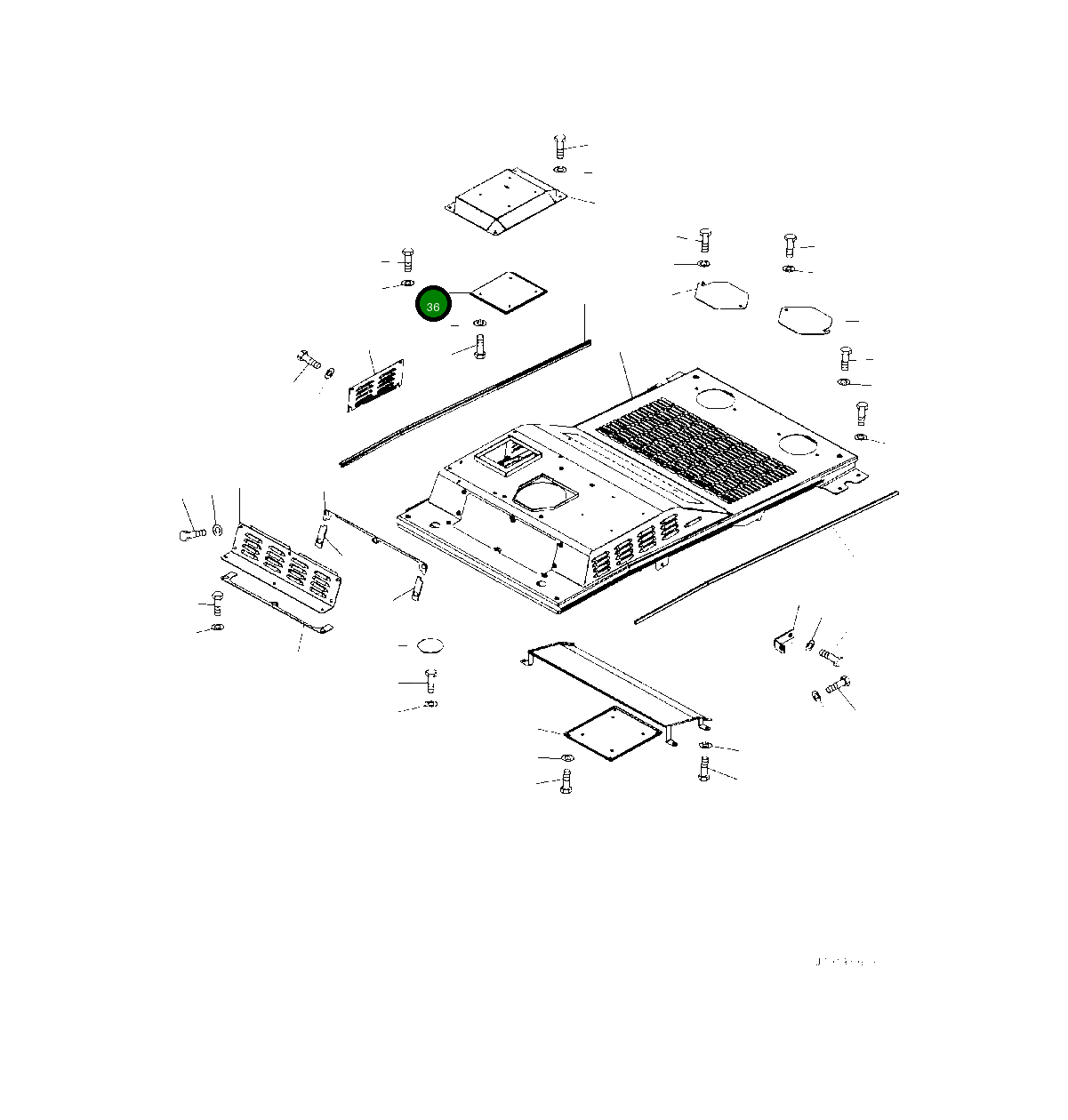 Крышка 423-54-62320  Komatsu