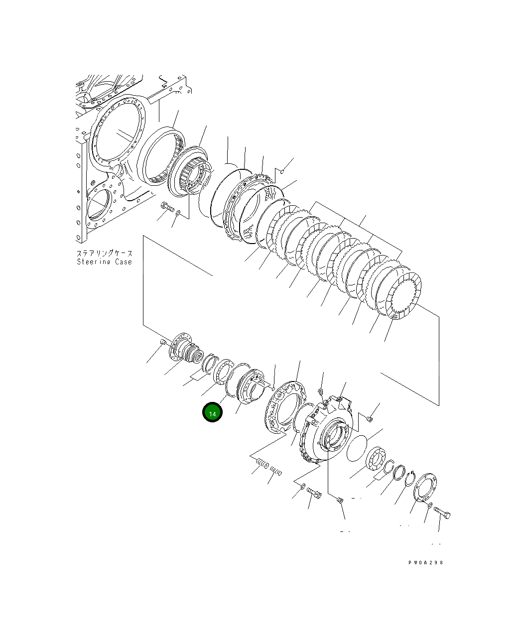 Кольцо 103-15-12820 Komatsu