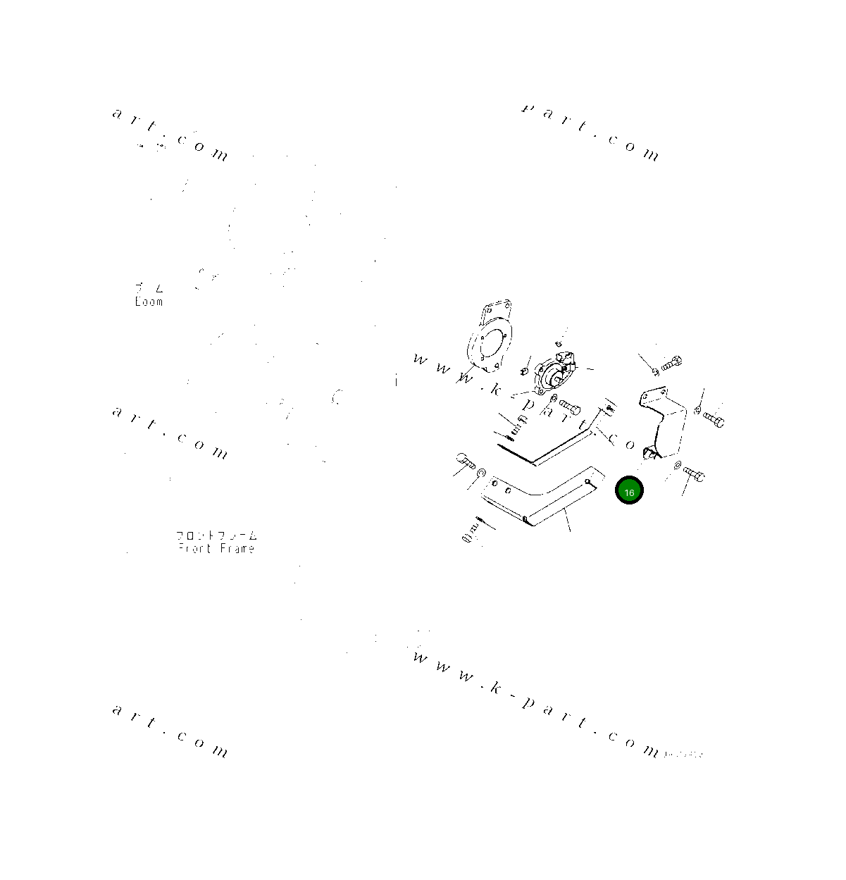 Крышка 425-43-49330  Komatsu