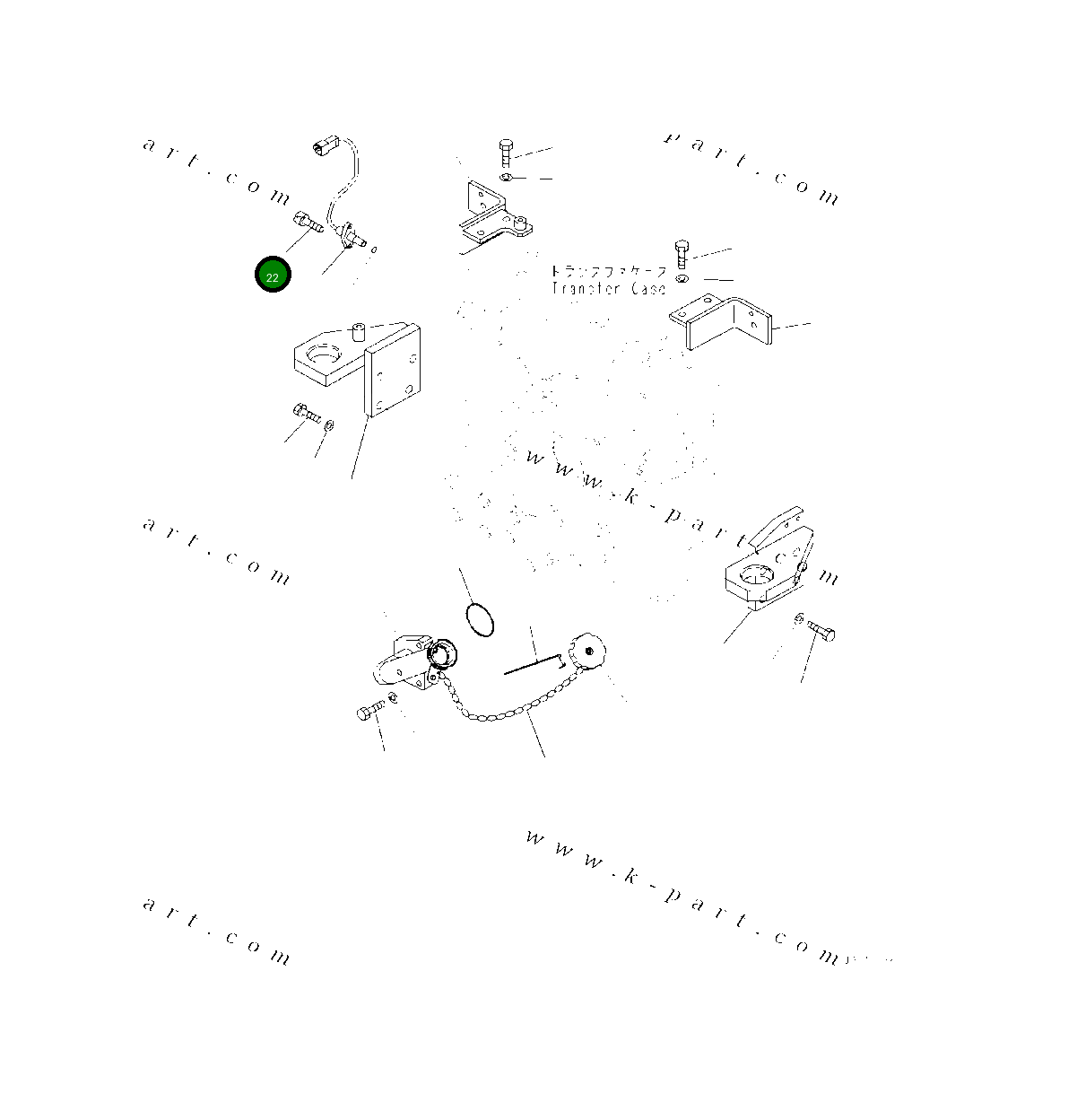 Болт 01252-A0616 Komatsu