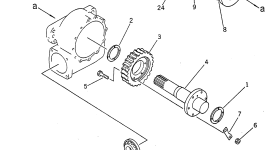Палец 234-71-13253 Komatsu