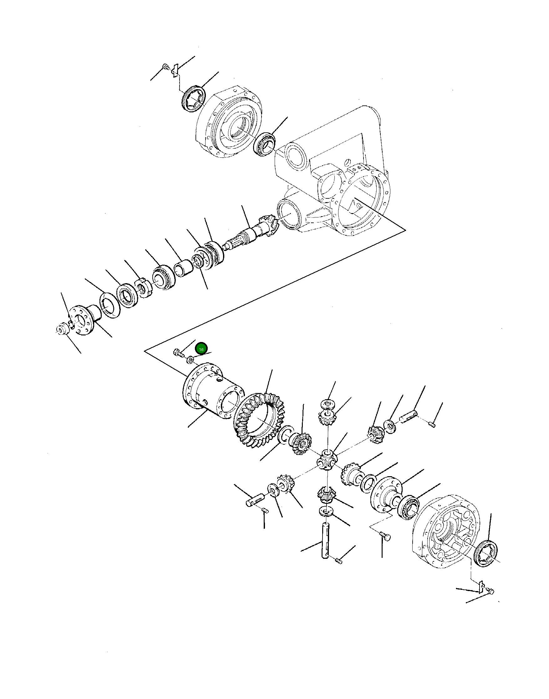 Болт 21D-23-12570 Komatsu