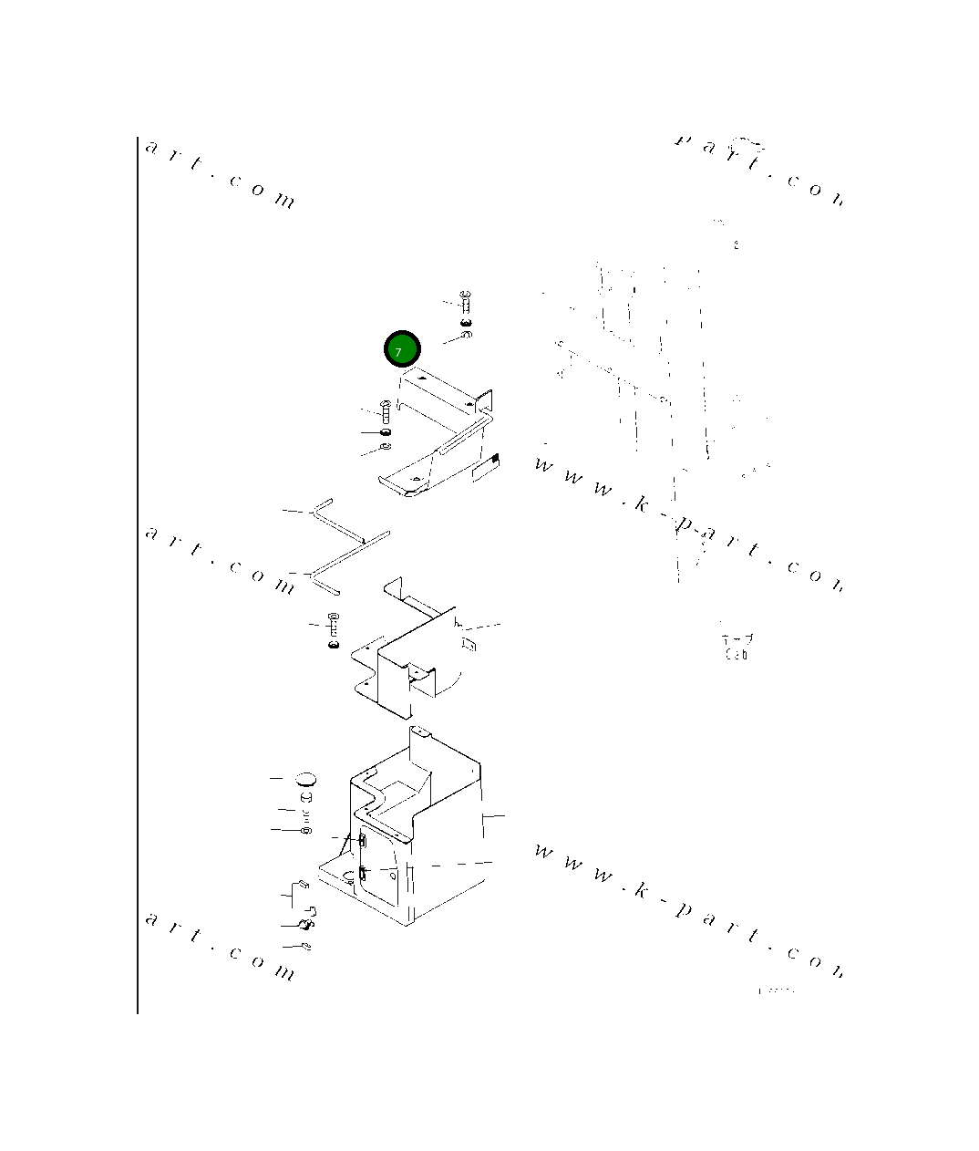 Крышка 425-S33-5812 Komatsu