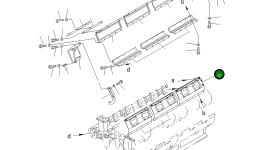 Крышка 6166-11-7310 Komatsu