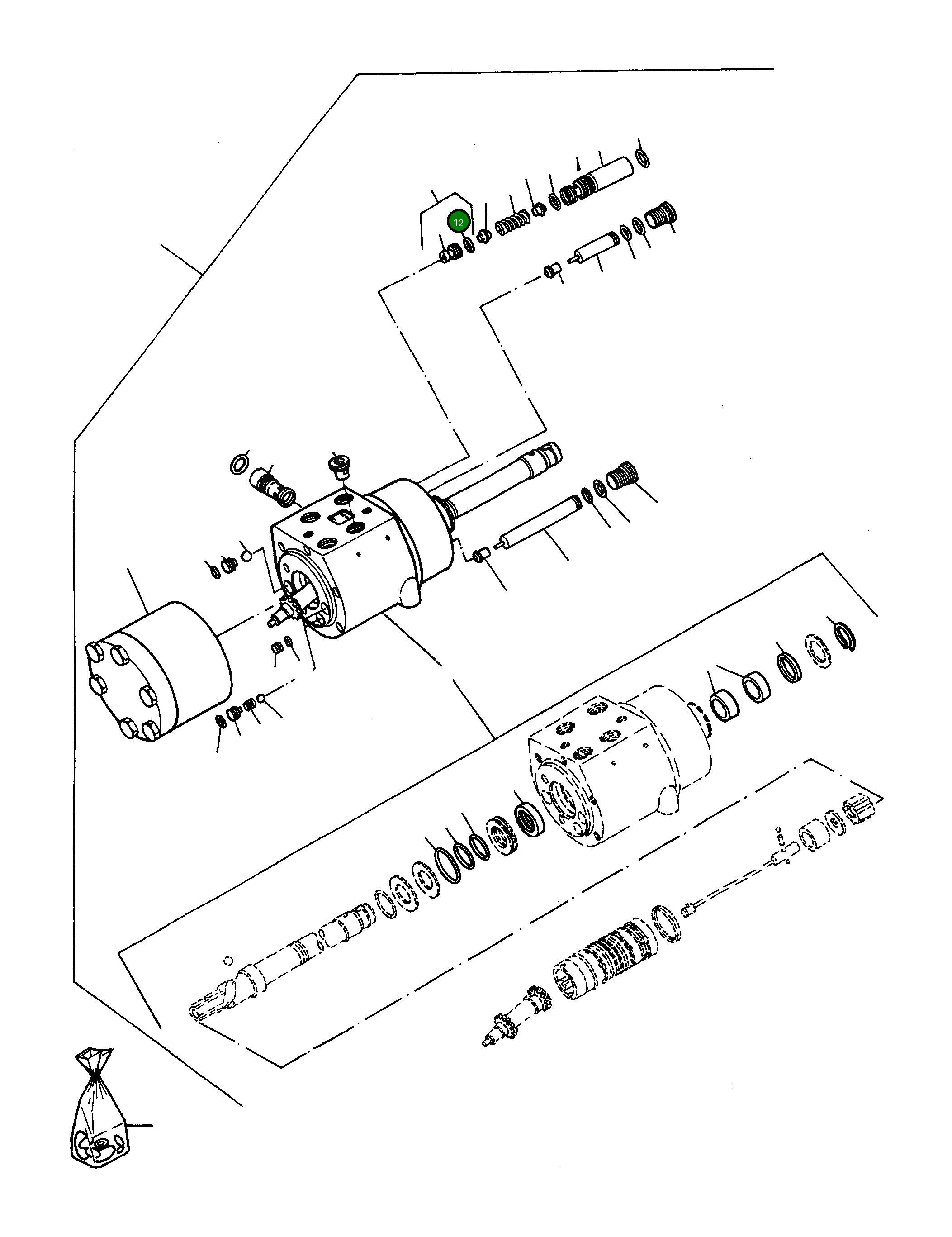 Кольцо уплотнительное (O-Ring) 3227553M1 Komatsu