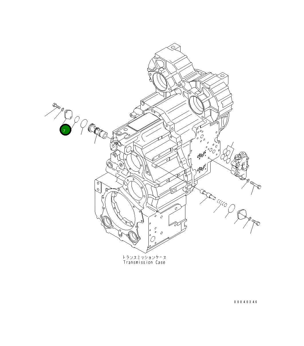 Крышка 714-12-35843 Komatsu