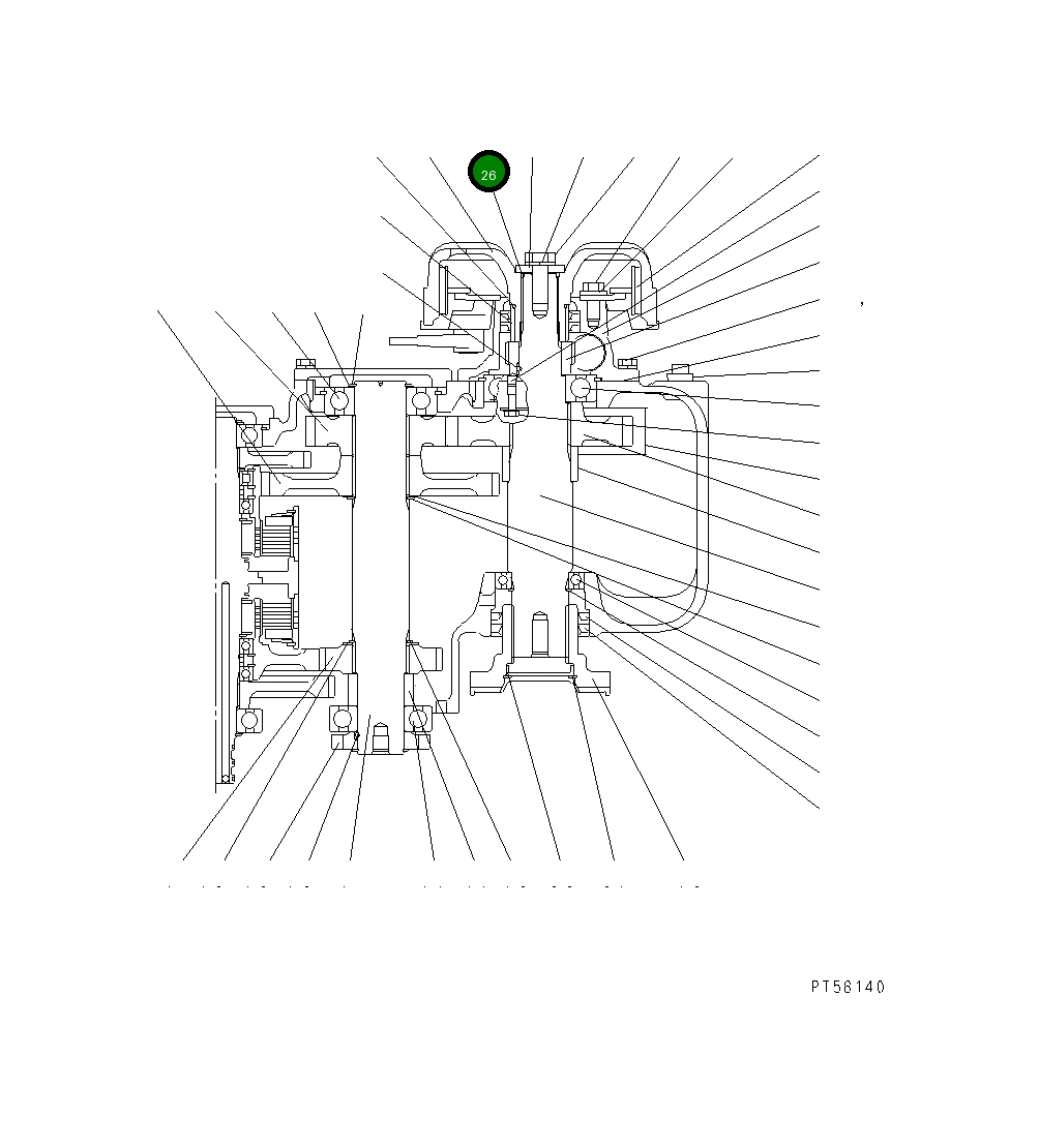 Кольцо уплотнительное (O-Ring) DC7143534700 Komatsu