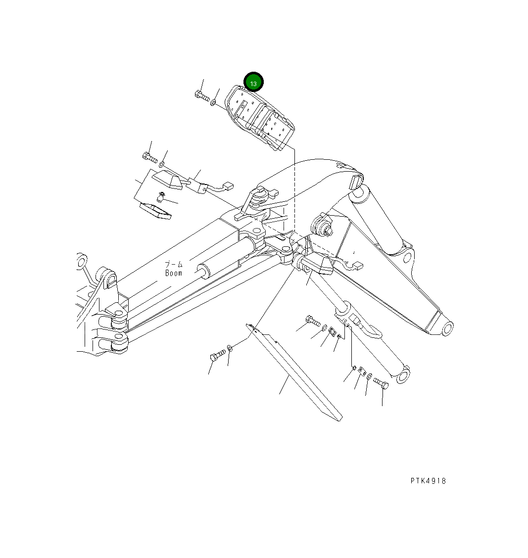 Крышка 20U-70-31221 Komatsu