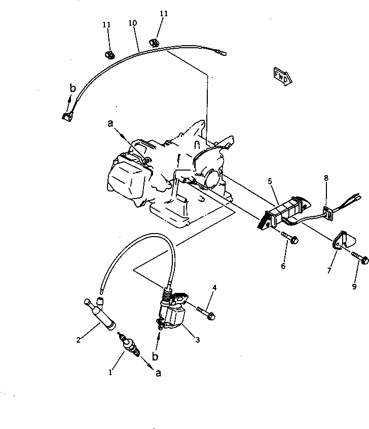Болт HD90019883000 Komatsu