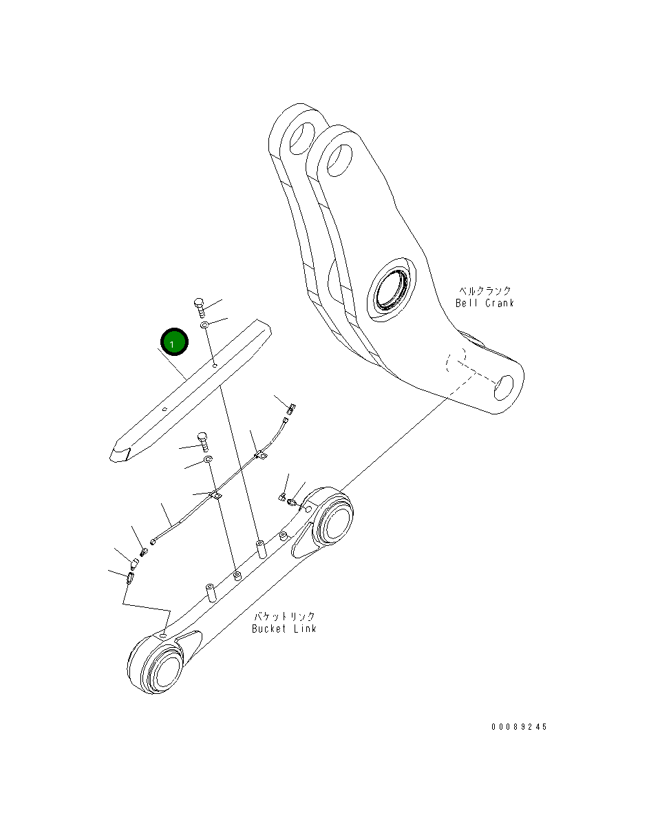 Крышка 423-S95-8350 Komatsu
