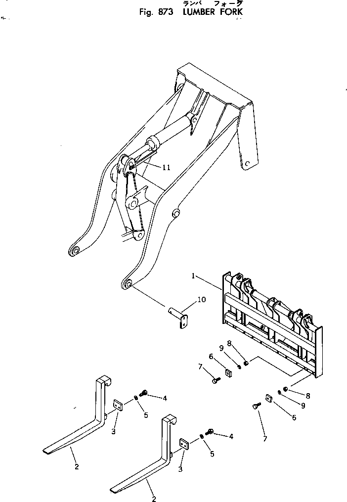 Болт 382-025355-1  Komatsu