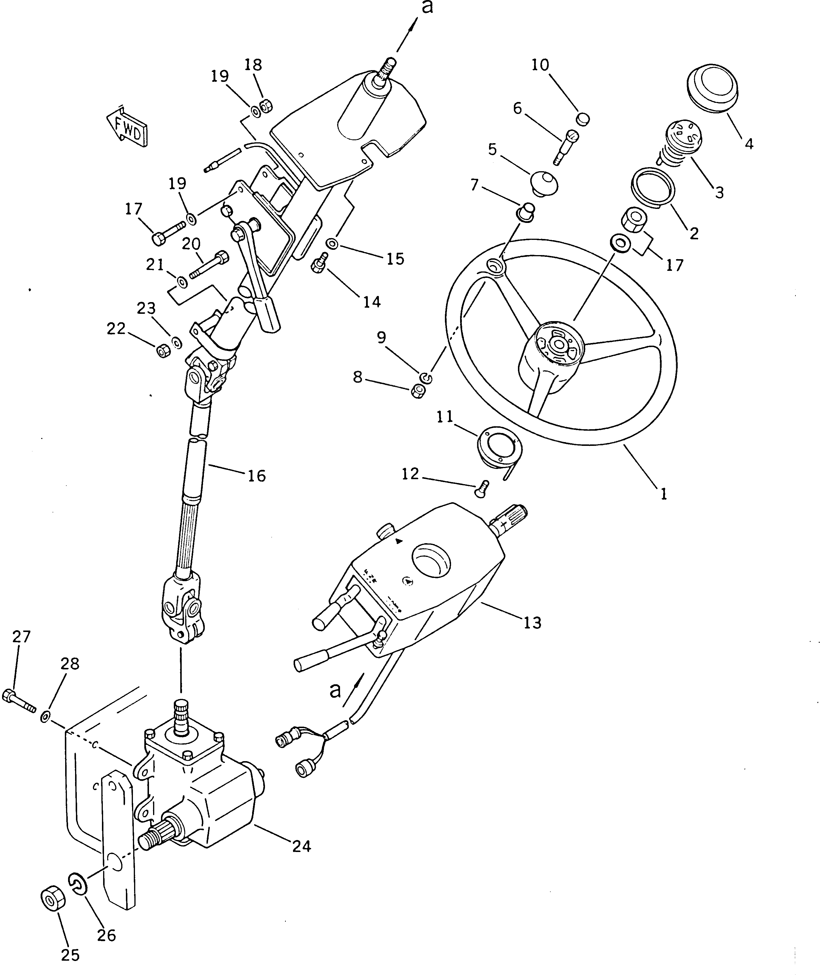 Болт 01011-51010  Komatsu