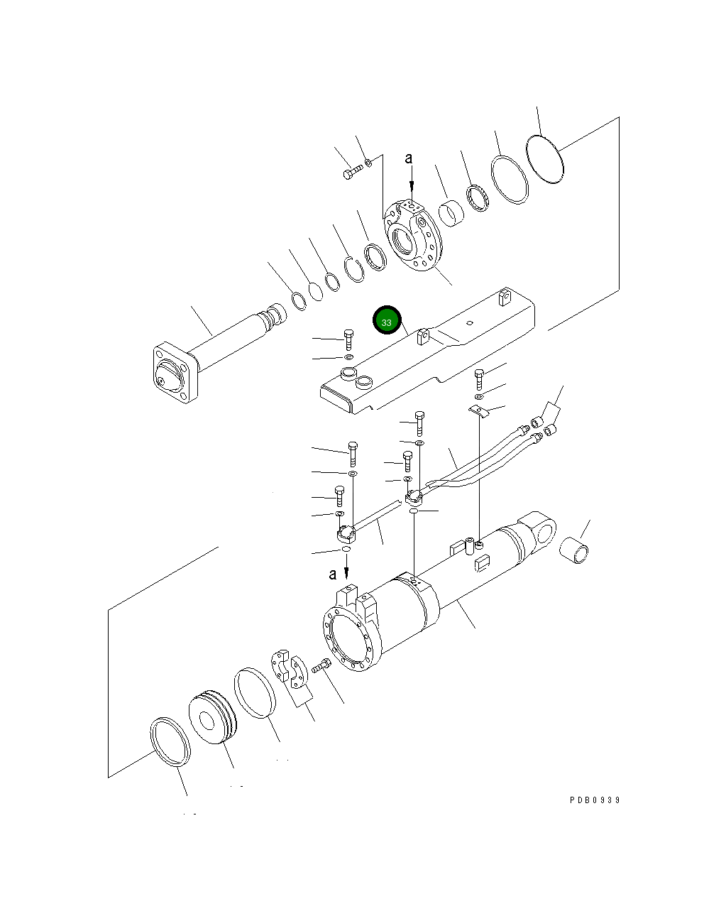 Крышка 17A-63-52190 Komatsu