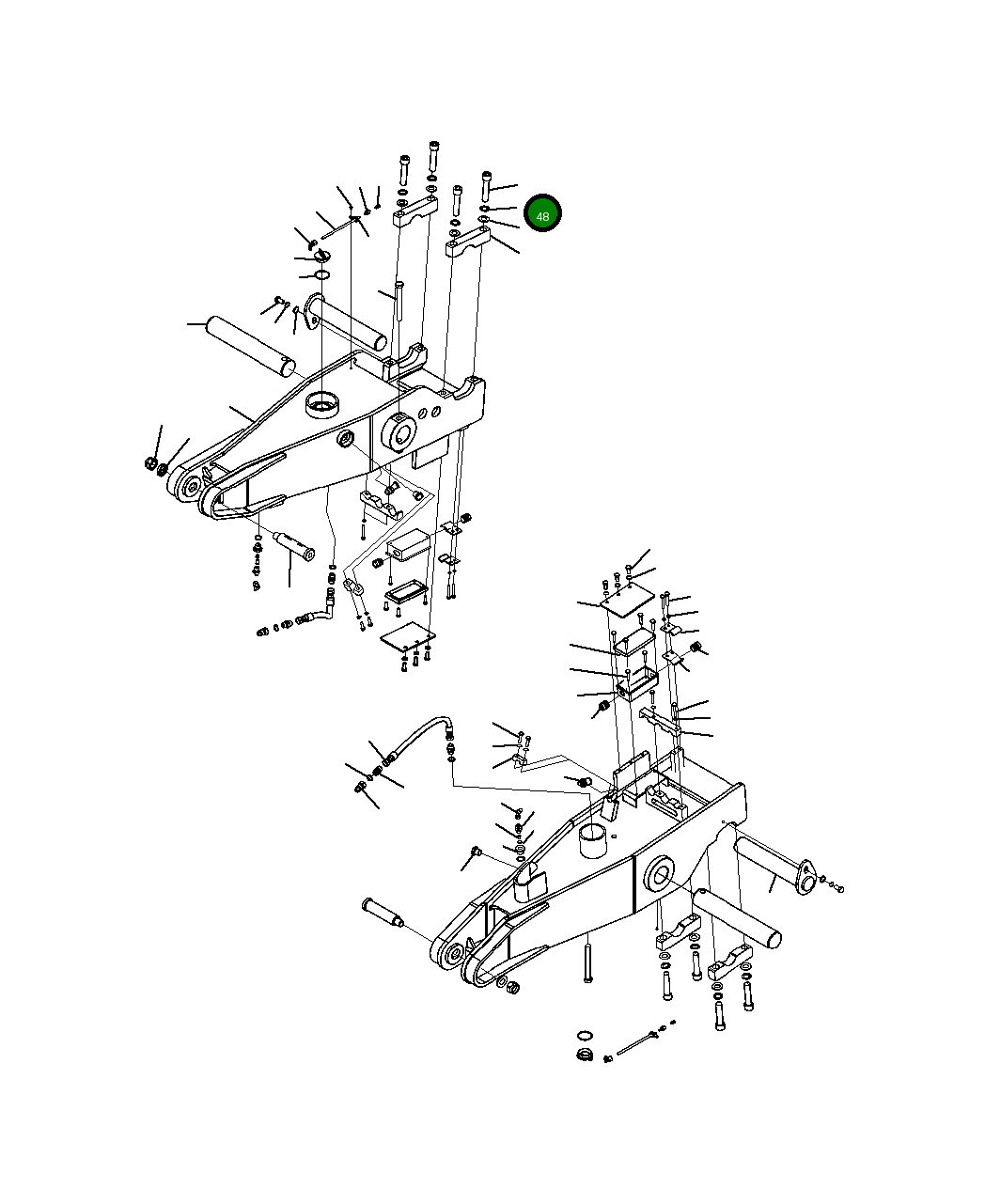 Болт FZ966841 Komatsu