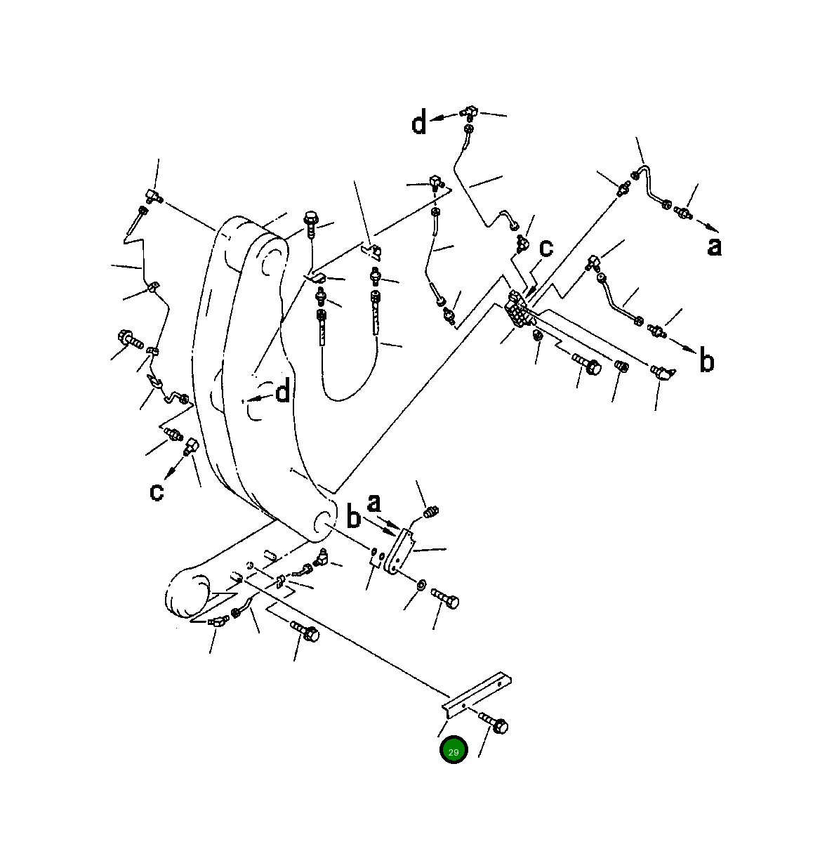 Крышка 419-S95-2540  Komatsu
