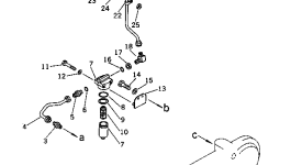 Трубка 208-38-11491 Komatsu