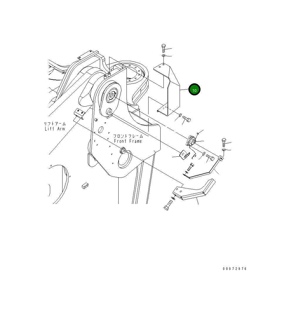 Крышка 426-43-39341  Komatsu