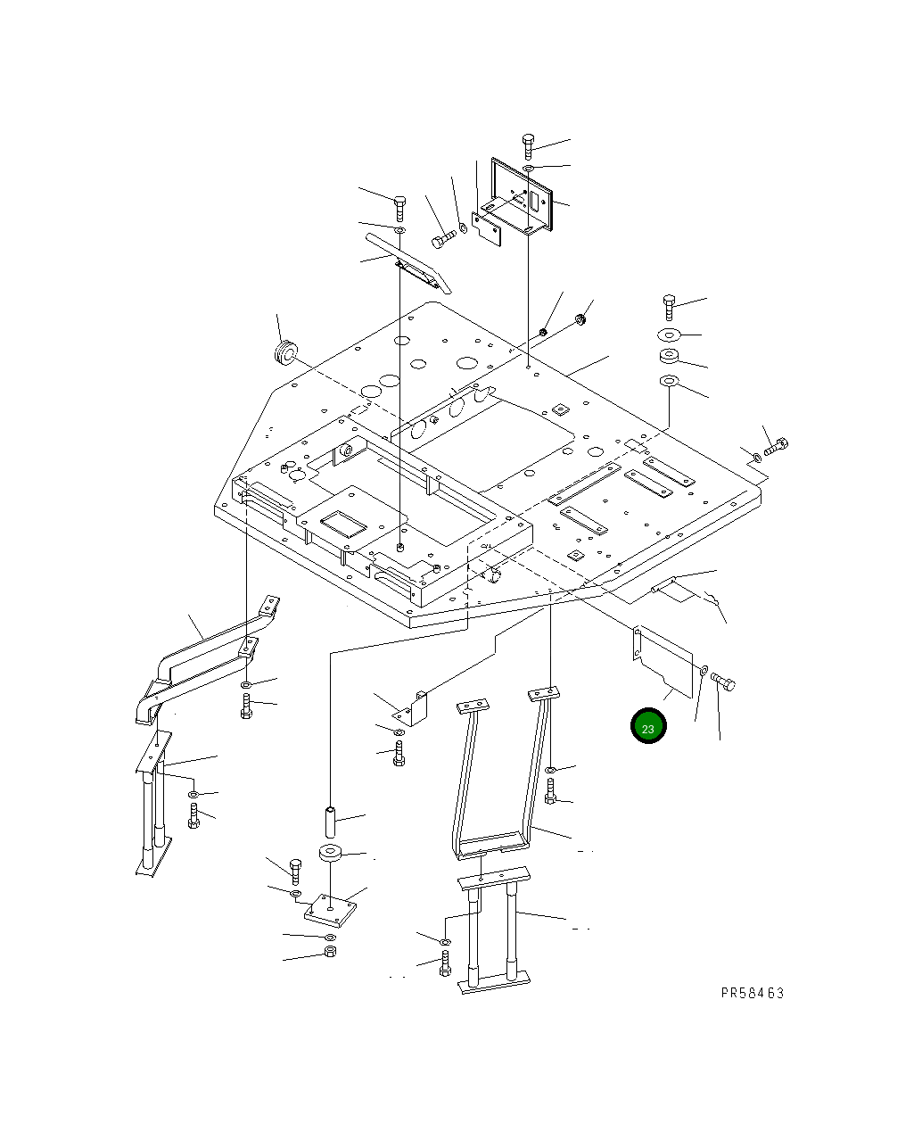 Крышка 234-54-31250 Komatsu