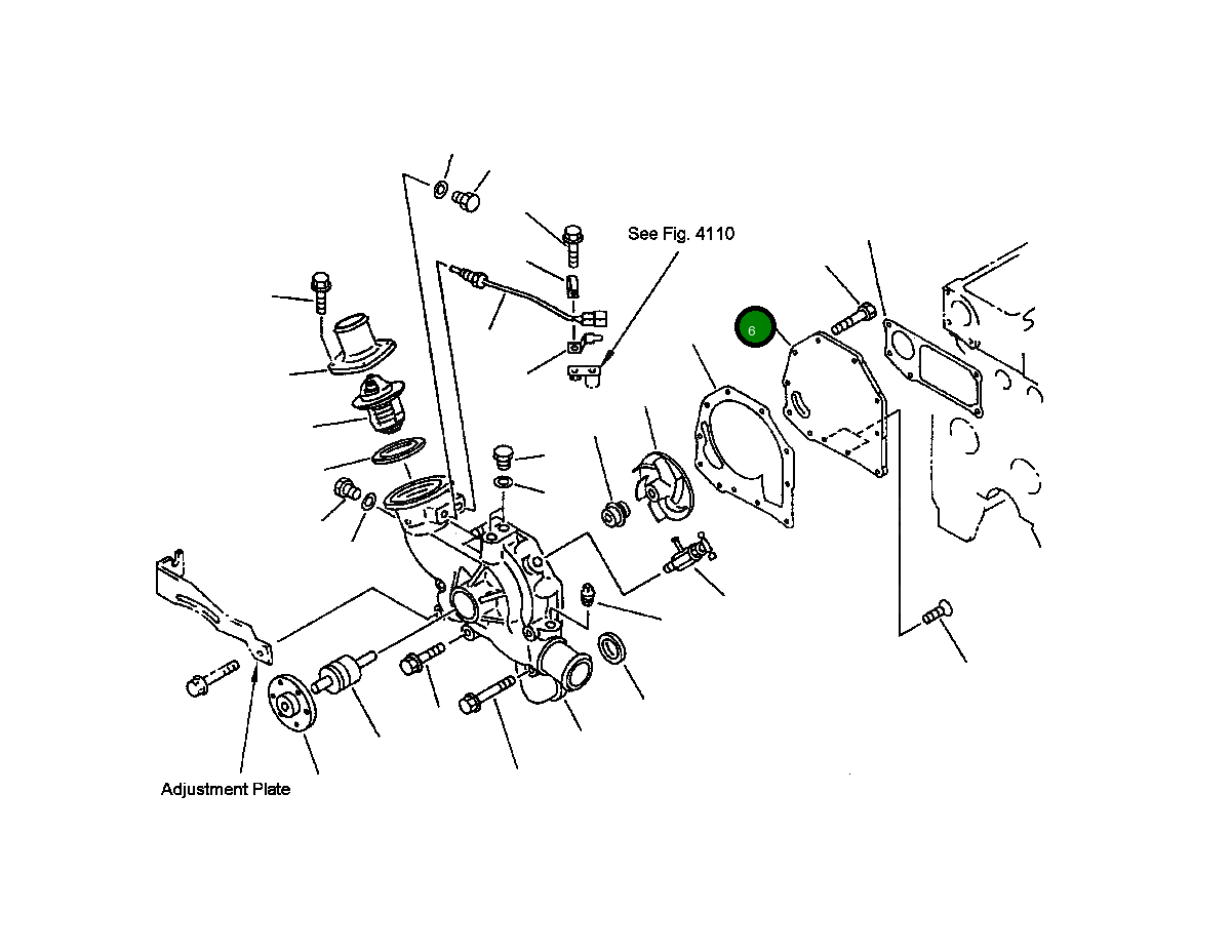Крышка 6209-61-1140 Komatsu