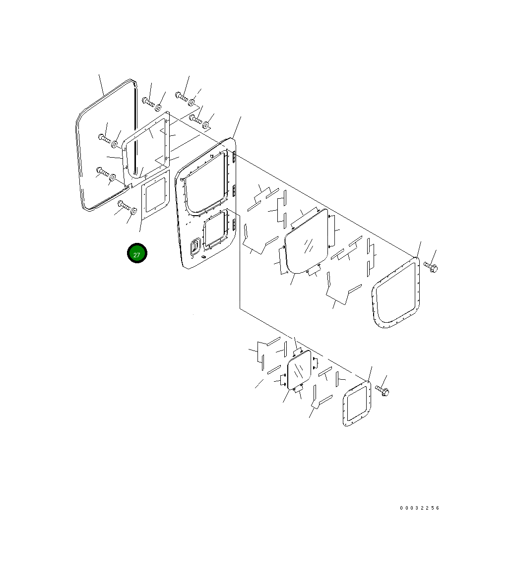 Крышка 207-54-79530 Komatsu