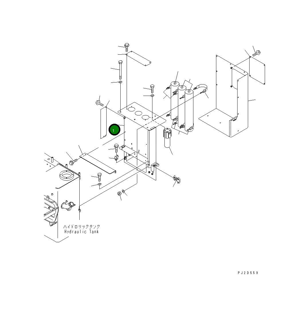 Крышка 569-43-84401 Komatsu