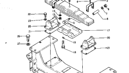 Кронштейн D50S-P155E Komatsu