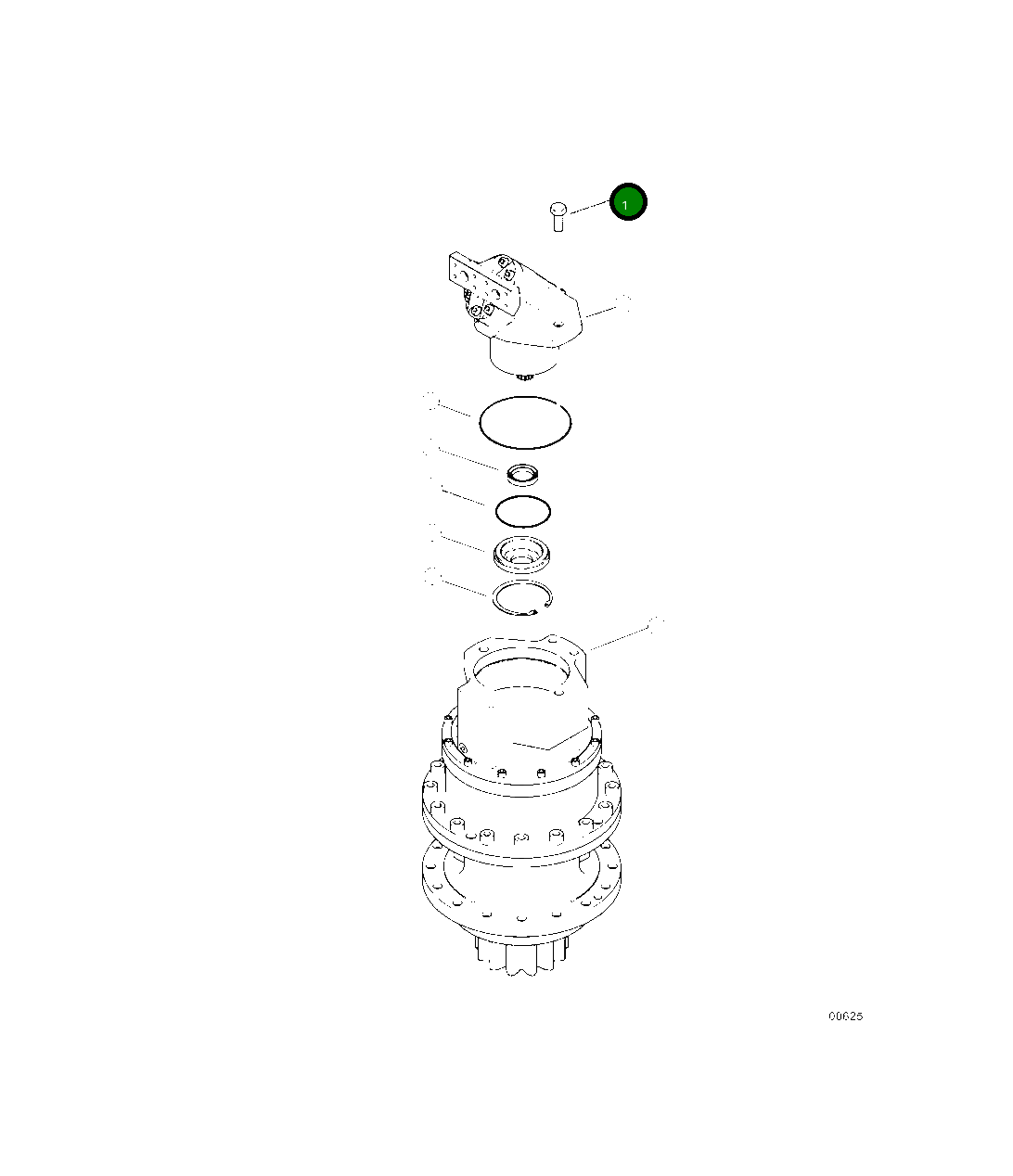 Болт 20661 Komatsu