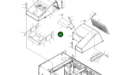 Крышка 21T-54-32841 Komatsu
