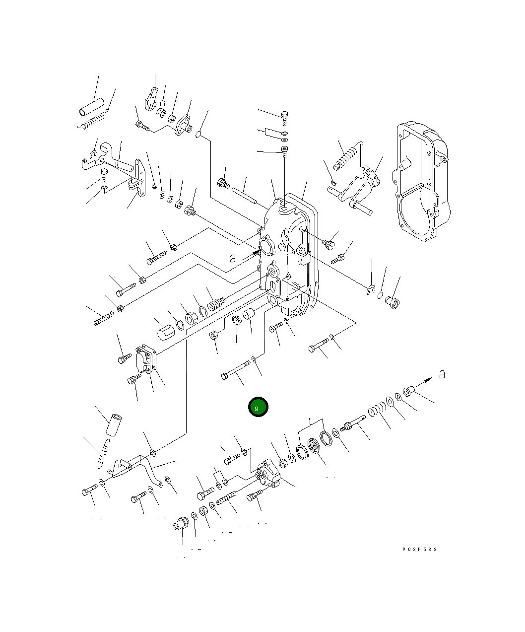 Болт DK010038-9140 Komatsu
