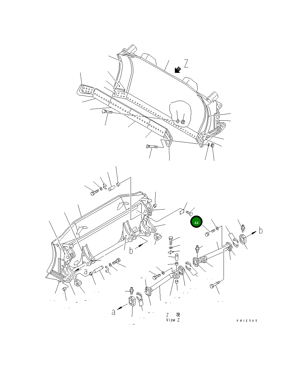Болт 19M-09-12941 Komatsu