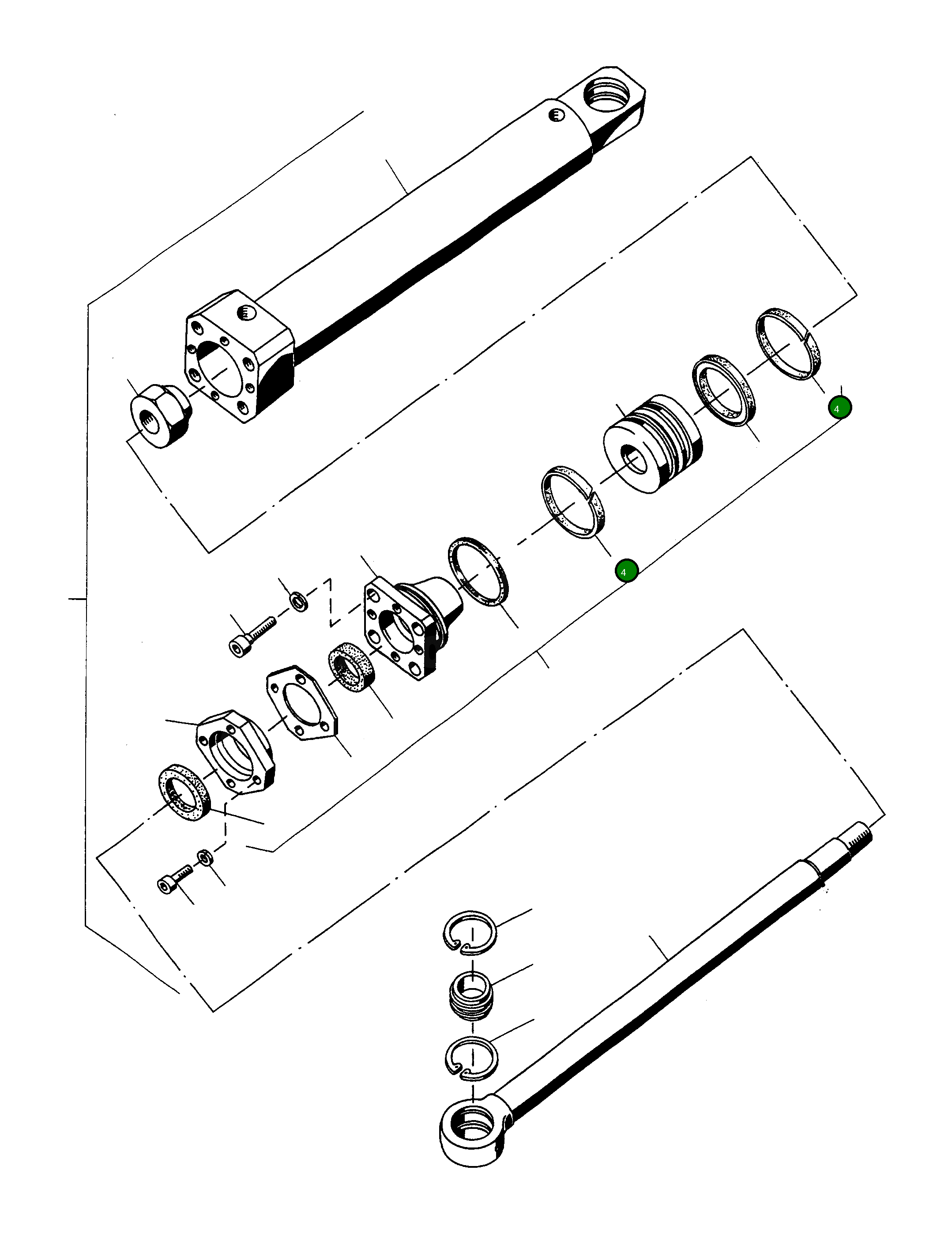 Кольцо 2999061M1 Komatsu
