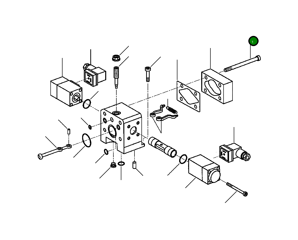 Болт 1438 708 H1 Komatsu