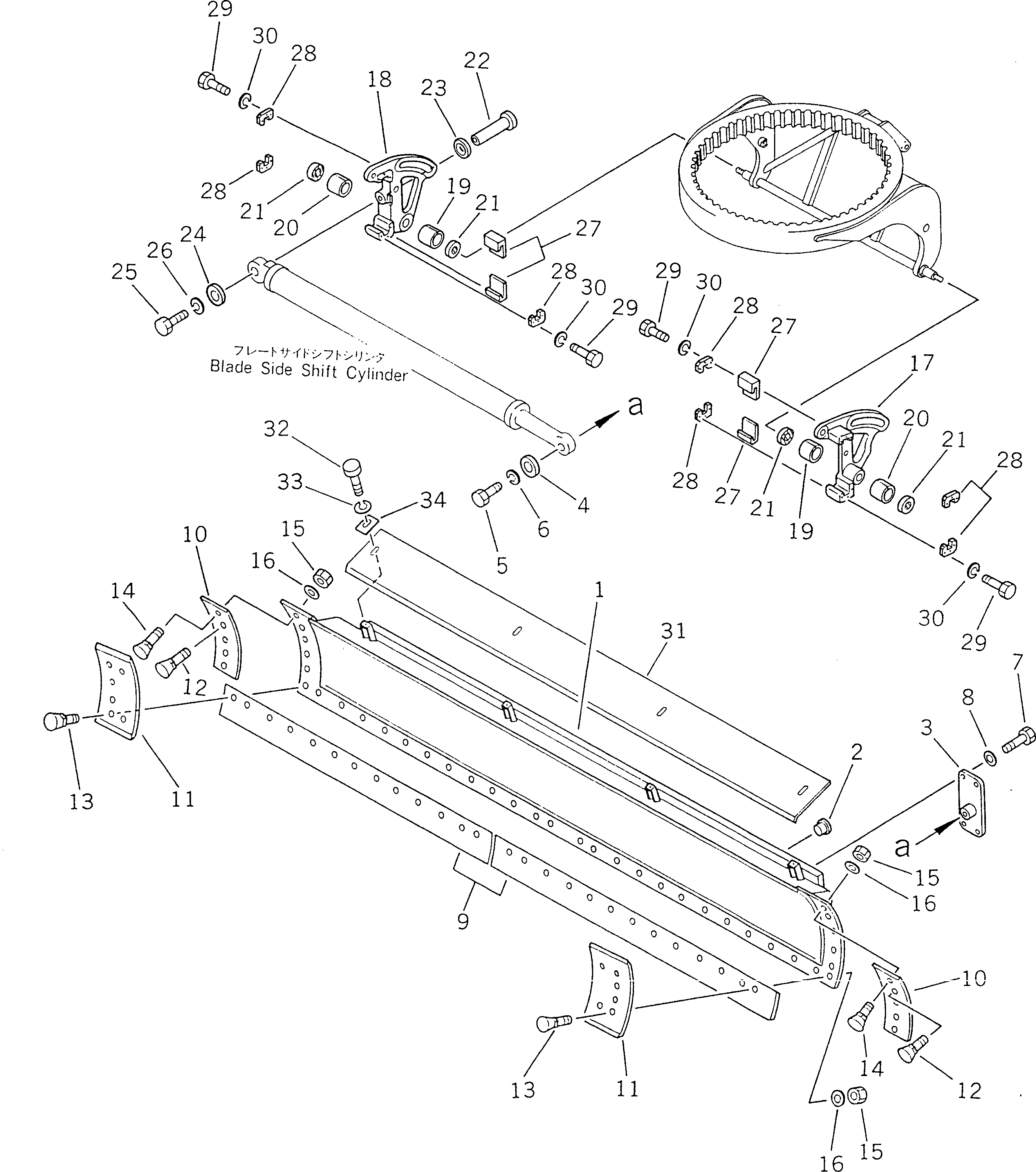 Болт 232-70-12570 Komatsu