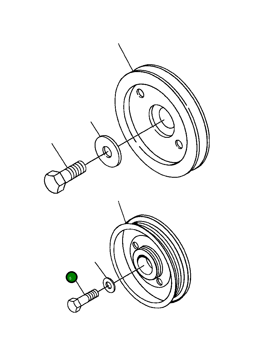 Болт 1246 101 H1 Komatsu