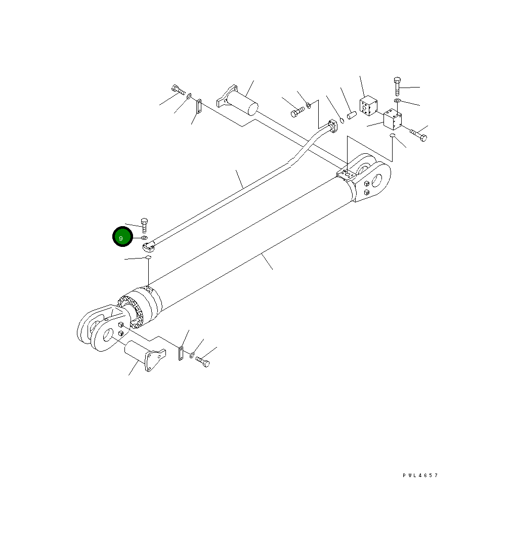 Болт DM30846099  Komatsu