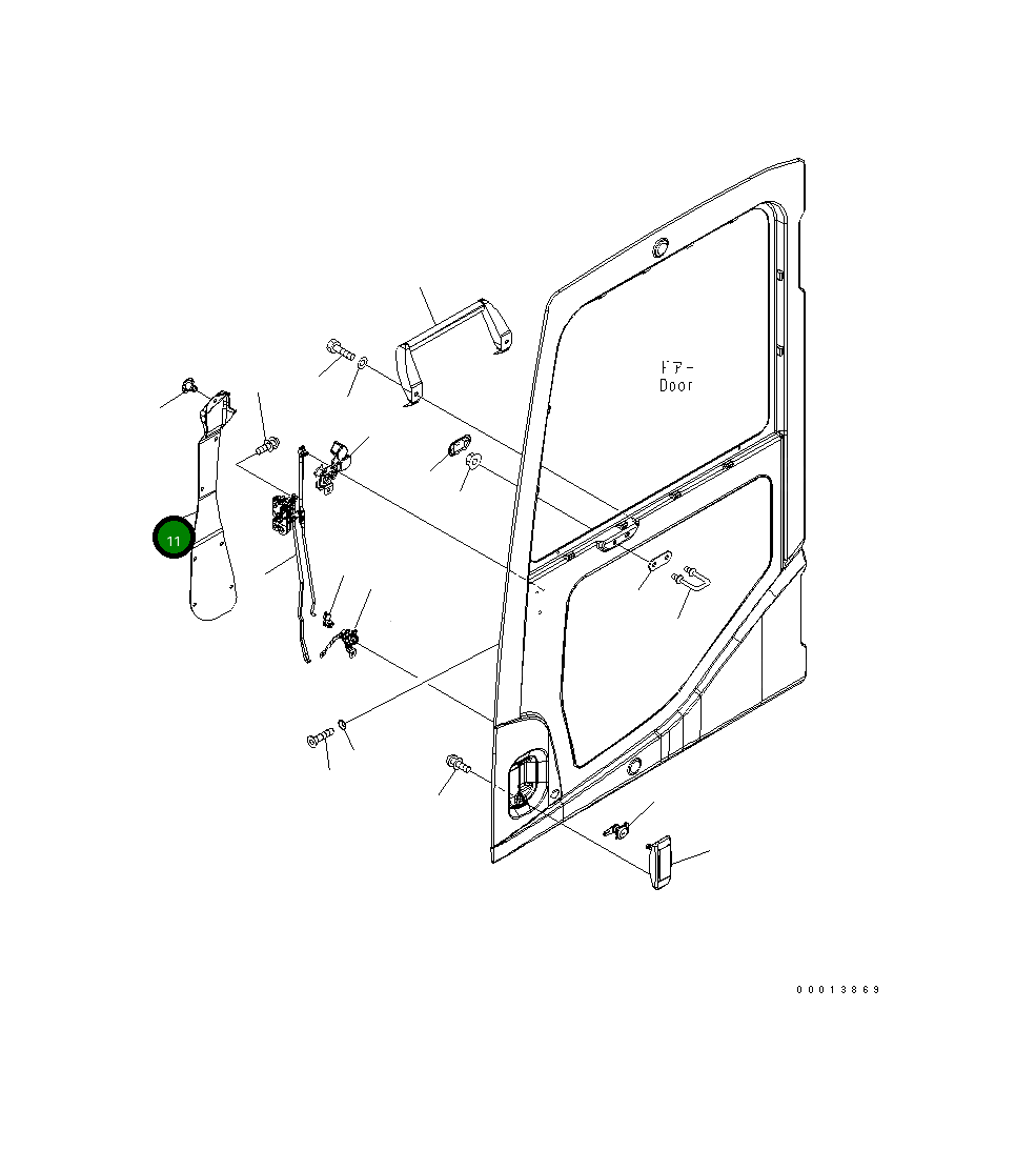 Крышка 20Y-54-51441 Komatsu
